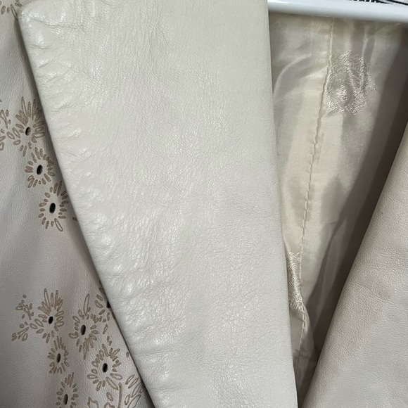 GIANNI VERSACE Leather Blazer size M made in Italy - Picture 8 of 9